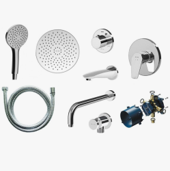 Верхние души, изливы, подключения Верхние души, изливы, подключения