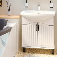 Тумба с раковиной Runo Марсель 65 белая