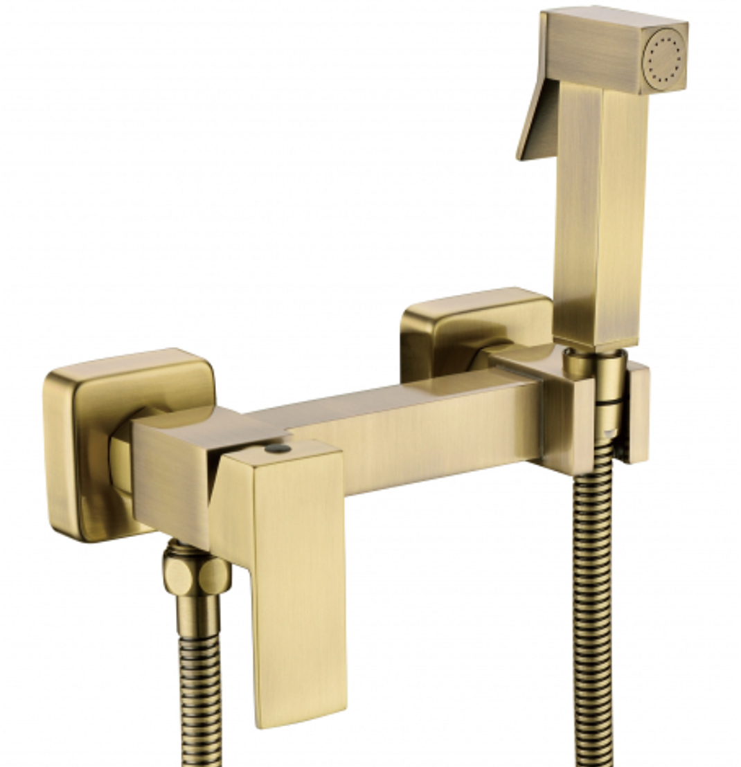 Гигиенический душ Grocenberg GB101N-BR со смесителем