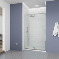 Душевая дверь в нишу Veconi Ottimo P20 CH OP20CH-100-01-C9, профиль хром, стекло прозрачное