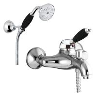 Смеситель для ванны Fiore Imperial Black 89CR5104, хром