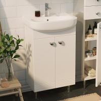 Тумба с раковиной 1MarKa Story 45Н белый глянец