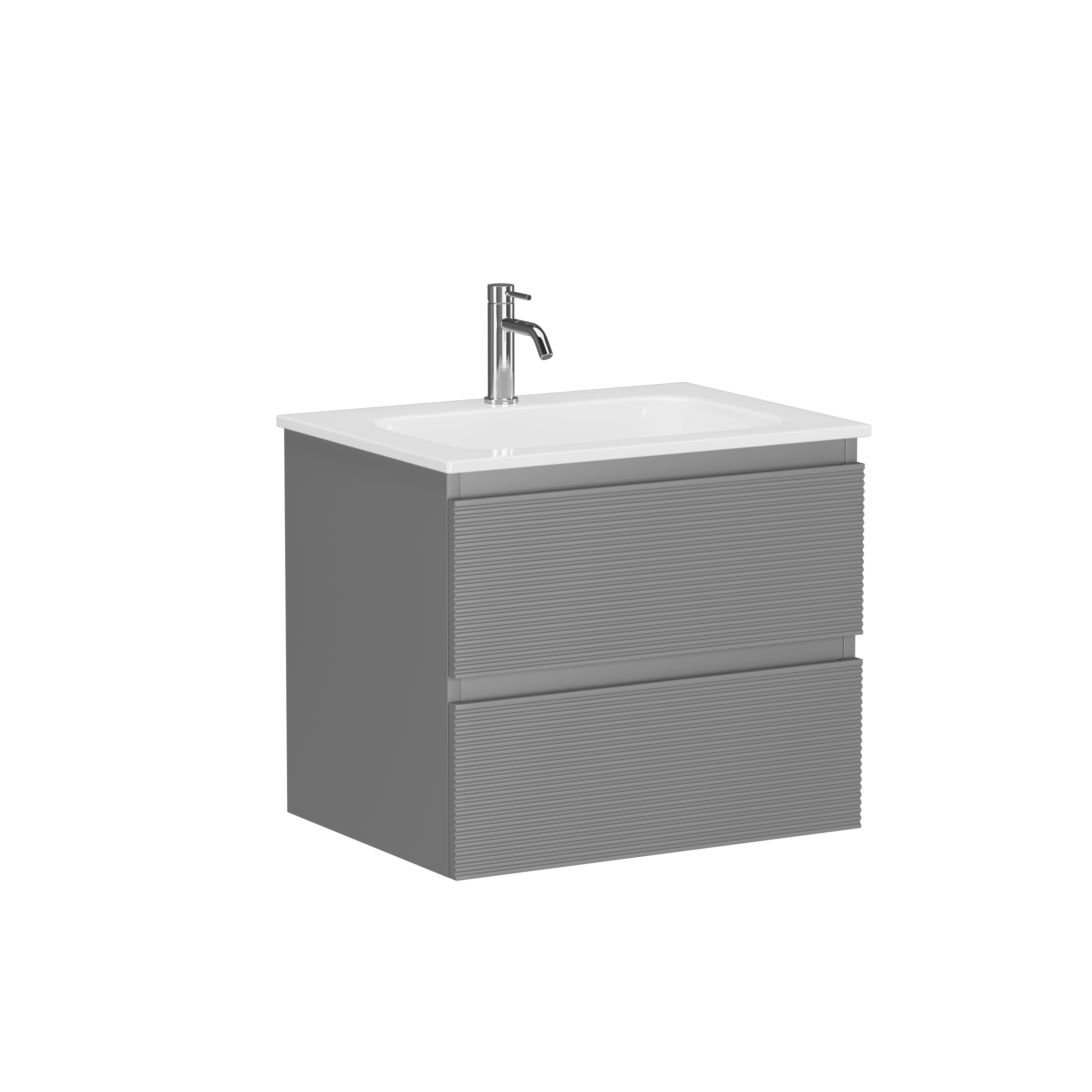 Тумба с раковиной Sancos Folk 60 Ergraut soft