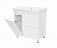 Тумба с раковиной Cerutti SPA Пьемонт 80 с корзиной для белья