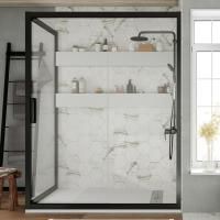 Душевой уголок Stworki Эстерсунд 160x90 см профиль черный матовый