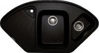 Мойка кухонная Lava A3 чёрный металлик