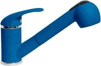 Смеситель для кухни AquaGranitEx C-4040 синий