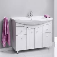 Тумба с раковиной Aqwella Franchesca 105, напольная