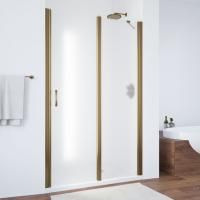 Душевая дверь в нишу Vegas Glass EP-F-1 105 05 10 R профиль бронза, стекло сатин