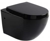 Унитаз подвесной Cerutti SPA B-2376-3 Black безободковый