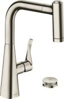 Смеситель для кухни Hansgrohe Metris Select M71 73805800 сталь
