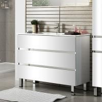 Тумба под раковину Sanvit Кубэ-3 90 белый глянец