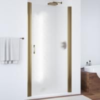 Душевая дверь в нишу Vegas Glass EP 70 05 02 профиль бронза, стекло шиншилла