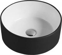 Накладная раковина Melana MLN-7078ABW черно-белая