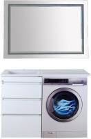 Мебель для ванной Misty Фостер 55 напольная, под стиральную машину