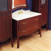 Тумба с раковиной Bellezza Грация Люкс 100 вишня 2 ящика