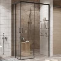 Душевой уголок Ambassador Queen 11011205RBlack 120x80 см