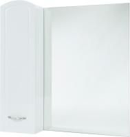 Зеркало Bellezza Амелия 80 L, белое