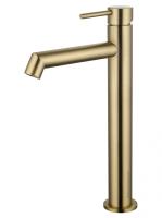 Смеситель для раковины Wonzon & Woghand WW-H1064-BG высокий