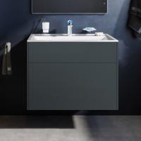 Тумба с раковиной Am.Pm Inspire V2.0 80 графит матовый