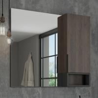 Зеркало Comforty Франкфурт 90 дуб шоколадно-коричневый