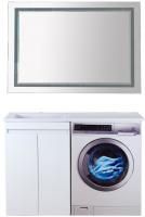 Мебель для ванной Misty Фостер 55 напольная, прямая, под стиральную машину