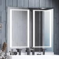 Зеркало Aquaton Сакура с подсветкой и часами