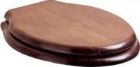 Крышка-сиденье Globo Paestum PA112noce/br дерево, петли бронза