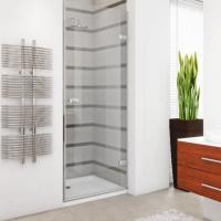 Душевая дверь в нишу GuteWetter Trend Door GK-861 правая 80 см стекло бесцветное Two, фурнитура хром