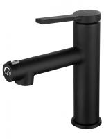 Смеситель для раковины Wonzon & Woghand WW-H1017-MB с функцией полоскания