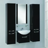 Мебель для ванной Aquaton Ария 50 черный глянец