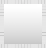 Зеркало Brevita Gloster 80 белое