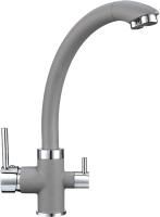 Смеситель для кухни Granula GR-2167 алюминиум