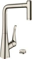 Смеситель для кухни Hansgrohe Metris Select M71 73806800 сталь