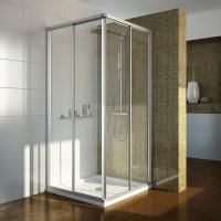 Душевой уголок GuteWetter Practic Square GK-422 110x110 см стекло бесцветное, профиль матовый хром