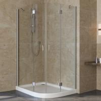 Душевой уголок Vegas Glass AFS-F Lux 120*90 07 01 L профиль матовый хром, стекло прозрачное