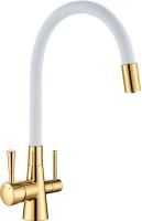 Смеситель для кухни Lemark Comfort LM3075G-White