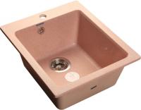 Мойка кухонная GranFest Practic P505 розовый