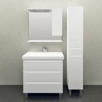 Мебель для ванной 1MarKa Кода 80Н белый глянец