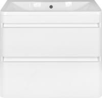 Тумба под раковину Style Line Атлантика 80 Люкс Plus, подвесная, белая