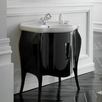 Тумба с раковиной Galassia Ethos 8479NE 75 см черная