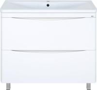 Тумба с раковиной Misty Атлантик 100 белая