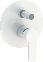 Смеситель для ванны Cezares Laconico C VDI BLC с внутренней частью, белый