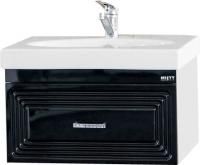 Тумба под раковину Misty Европа 50 черная эмаль