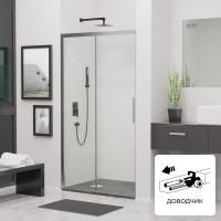 Душевая дверь в нишу RGW Leipzig LE-12 (1770-1810)х1950 профиль хром, стекло прозрачное