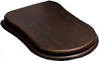 Крышка-сиденье Cezares Laredo CZR-T-165W-S-BR с микролифтом, петли бронза
