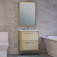 Мебель для ванной Raval Frame 60 дуб сонома, подвесная