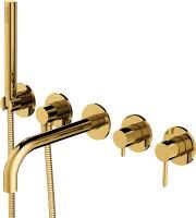 Смеситель для ванны Omnires Y Y1237/1GL с внутренней частью, золото
