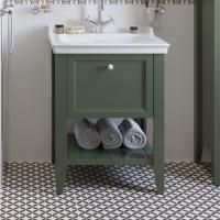 Тумба с раковиной VitrA Valarte 65 ретро зеленая