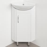 Тумба под раковину Style Line Эко Стандарт Веер 30 угловая, белая